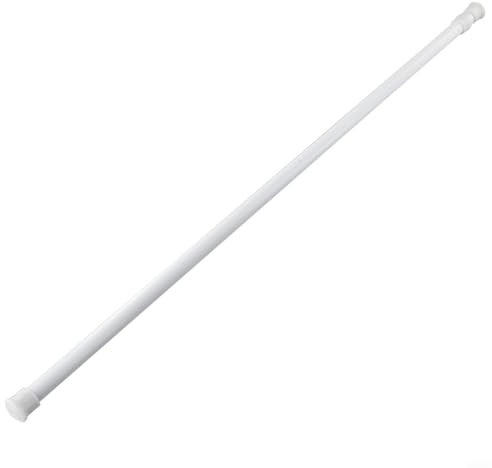 Vidonergy Tringle à rideaux télescopique extensible à ressort 30-50 cm, 40-70 cm, 60-110 cm, sans perçage, pour fenêtre, salle de bain, cuisine (60-110 cm)