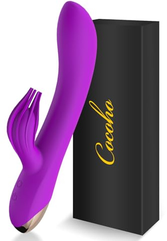 Vibradorador Mujer Juguetes Eróticos para Pareja Sexuales 10 Modo Vibradores Consoladores.. para Mujer con Vibración Dildo Vibrador Anal Sexo Estimulador de Clítoris Femenino Juguete Sexualmujer(Lila)