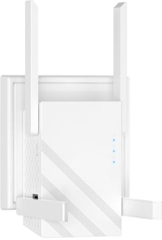 Repetidor WiFi, 2026 Nuevo Amplificador señal WiFi 2.4GHz con Repertidor/Ap Modo, 300Mbps Repetidor WiFi Largo Alcance, 4 Antenas Externas, Facil de Instalar, Compatible with All WiFi Devices