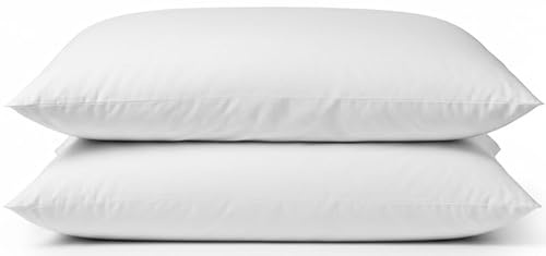 NOVOTEXTIL Almohada 70x40 cm Pack 2 de Fibra Hueca Siliconada Hipoalergénica, Antiácaros, Firmeza Media, Transpirable, Tacto Suave, Fácil Cuidado