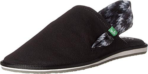 Sanuk Damen Yoga Sling Cruz Prints Sandale, Red Rock Chevron schwarz/grau, 42 EU