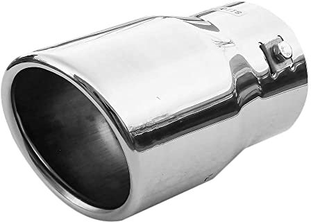 Auspuffblende Endrohr Auspuff Universell Schalldampfer Sport Rund Sportauspuff Endrohrblenden Blende Edelstahl AutoHobby