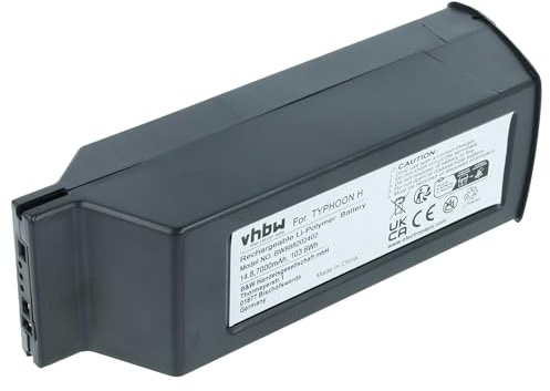 vhbw batteri kompatibel med Yuneec H480, Typhoon H drönare Multicopter Quadrocopter (7 000 mAh, 14,8 V, Li-Polymer)