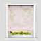 Heichkell Voile Ösenrollo Transparent Raffrollo ohne Bohren Ranken Ausbrenner Raffgardine Modern Fenster Vorhang mit Hakenaufhängung BxH 45x130cm Rosa