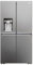 Haier HCR7918EIMP Plumbed Total No Frost American Fridge Freezer - Platinum Inox - E Rated