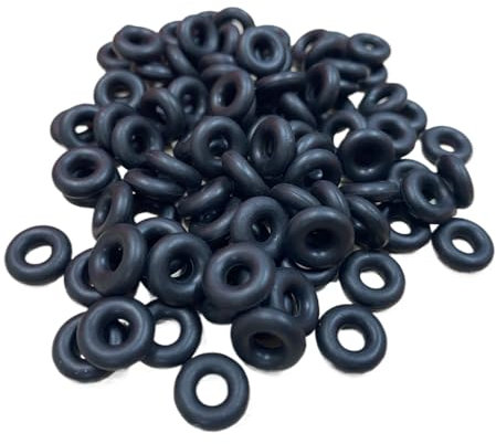 Nitrilkautschuk-O-Ringe 19.6 mm Außendurchmesser, 16 mm ID, 1.8 mm Breite, Metrische Dichtung für Kfz-Maschineninstallationen Packung mit 100