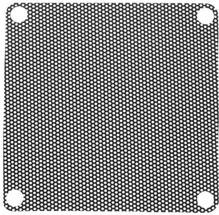 QUARKZMAN 10 stycken PC-dammfilter, 70 mm x 70 mm PVC datorhölje kylare dammskydd nätskydd fläktgaller för datorchassi-högtalare, svart
