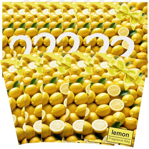 14PCS Profuma Armadio Vestiti, Auto Profumatore Armadio e Cassetti, Scarpiera Deodorante Armadio Profumatori, Anti Umidità Sacchetti Profumati per Cassetti Armadio, Armadio Profumo Lavanda (limone)