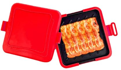Tostapane per microonde, adatto ai viaggi, lavabile in lavastoviglie, piatti di formaggio grigliati antiaderenti, apparecchio compatto per la colazione, gadget da cucina portatile, per casa