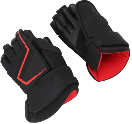 Asixxsix Ishockeyhandskar, Nylon EVA Foam Skyddshandskar Som Andas med Lättviktsdesign för Hockeyspelare Youth Junior (9 tum)