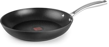 IBILI - 28 cm startpanna för induktion, non-stick och optimal temperaturindikator - lämplig för ugn, diskmaskin och alla spisar - smidd aluminium