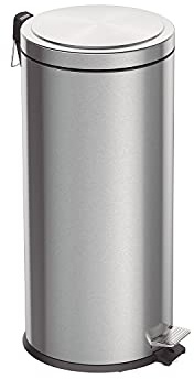 Tramontina Pedal Bin, Stainless Steel, 30 Litre