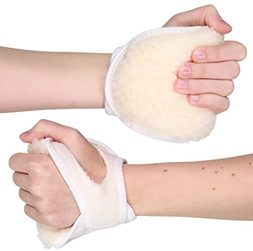 Solace Bracing - Supporto per impugnatura in pelle di pecora per la sclerosi multipla