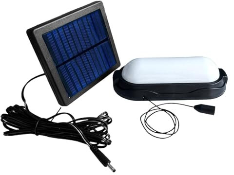 LED Pendant Shed Lights - 40mah Waterproof, Solar Powered Shed Light Kit | Solar Led Path Lights, Garden/Greenhouse/Indoor/Outdoor Security