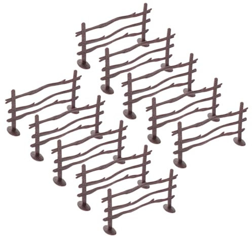 FELTECHELECTR 1set Recinzione Miniaturizzata Per Giardino Recinti Per Miniature Di Fattoria Decorativo Per Paesaggi e Giochi Creativi