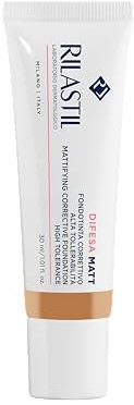 Rilastil Difesa Make Up, MATT Fondotinta Correttivo ad azione seboregolatrice. Tonalità 02, 30 ml