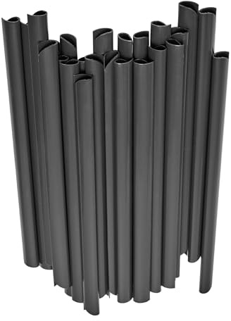 Garronda Clip di Fissaggio per Strisce frangivista 19 cm in PVC, 30 Pezzi per Recinzione Giardino Esterno e ringhiera Balcone, Accessori da Montaggio Schermo Privacy GD-0174 Antracite