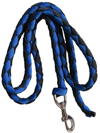 Cordone per Cavallo Guinzaglio con Moschettone in PP Antimorso E Antiusura Adatto a Pettorina O Capestro Idoneo per Addestramento di Cavalli Pecore Ca, .5 Metri