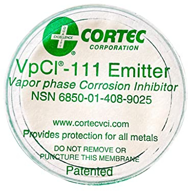 Cortec VpCI-111 Anti Rust VCI Emitter Cup - Protects 11 Cubic feet - 2 Year Corrosion Protection (Carton of 10)