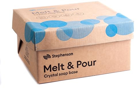 Mystic Moments | Stephensons African Black Soap Base | 11.5Kg | Shea butter and coconut oil give this African black base a rich opaque look and creamy lather for soap making.