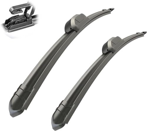 Escobillas limpiaparabrisas Delanteras para Renault Megane 2 Sport Tourer Estate 2002-2006 - Kit de Alto Rendimiento, Visibilidad Superior en Carretera, fácil instalación, Hojas Planas