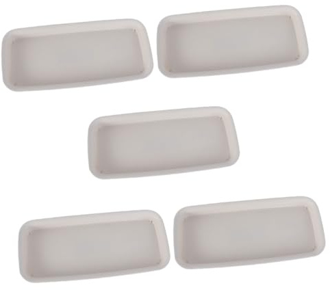 TOYANDONA 5piezas Bandeja Rectangular para Macetas Prueba De Fugas Unidades Platillos para Macetas De Interior Bandeja De Drenaje para Recoger Agua para Bonsáis y Plantas De Jardín