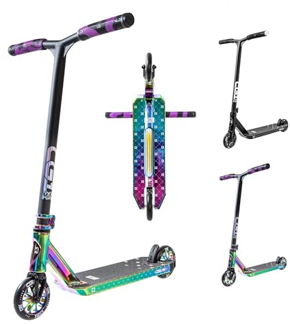CORE CG1 - Mini monopattino acrobatico per bambini dai 6 anni in su, per principianti e avanzati, freestyle con ruote da 110 mm, scooter Pro per adolescenti e bambini, neochrome