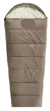 Sacco A Pelo Sacco a pelo ultraleggero da esterno a in soffice piuma a campeggio portatile 3 stagioni(Brown)