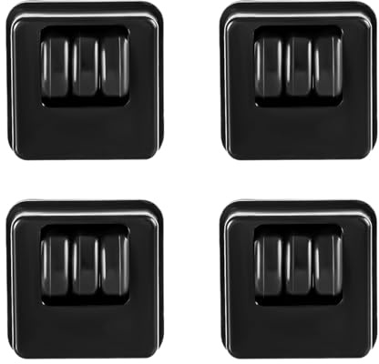 Ruedas para muebles, 4 unidades de ruedas con reducción de ruido de 360 grados, ruedas resistentes para muebles, para interiores, dormitorios, cocinas, lugares de trabajo, taller, almacenamiento