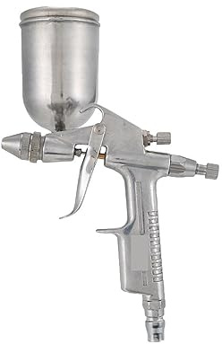 Set aerografo, pistola a spruzzo pneumatica con ugello da 0,5 mm e tramoggia da 150 ml, per verniciatura di precisione e applicazioni automobilistiche