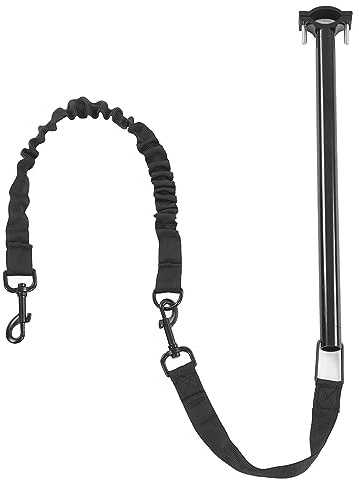 Handsfree cykelhundkoppel, med nylonmetallkonstruktion, för cykling Joggingträning Handsfree-användning, universell passform för cykelstolpen
