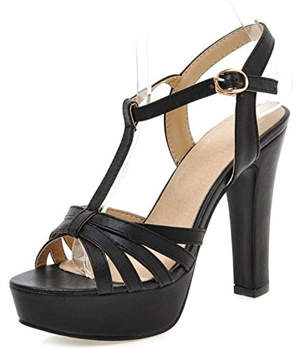 Onewus Sandales à Talons Hauts Pour Femmes Avec Bout Ouvert et Plateforme Epaisse