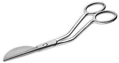 Ontaki Forbici per Applicazioni con Bordo a Coltello, Grandi, a Becco D'Anatra, a Forma di pagaia, da 15,2 cm, per lavori artistici, Artigianali, Tessuti e Ricami (Acciaio Inossidabile, Grande 6,0')