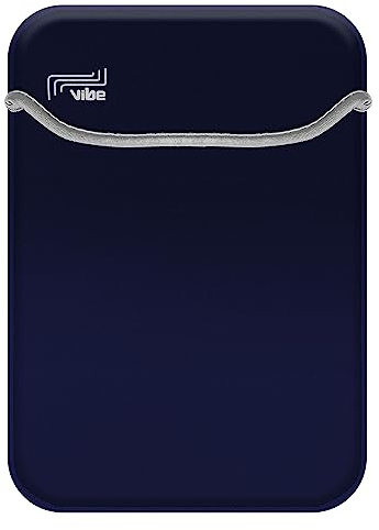 Vibe 16 Inch Laptop Sleeve Protective Case [Skin Pouch Cover] Neoprene Sleeve Compatible for MacBook Pro 2019, 15-inch old MacBook Pro Retina, 15-inch Surface Book, Lenovo IdeaPad S145 Blue