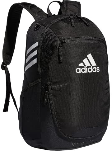 adidas Unisex's Stadium Team Sports Backpack for Men and Women (36l) Durable Athletic Laptop Bag, Black/3.0, One Size