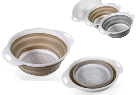 Colapasta Scolapasta Pieghevole Salvaspazio 24 cm Vari Colori