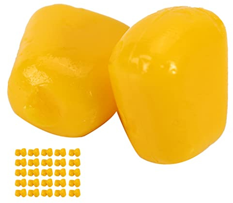 RiToEasysports Cebos Flotantes de Carpa, 50 Piezas útiles Cebos Artificiales de Carpa Cebos de Maíz de Pesca Suave Cebos de Carpa de Sabor Señuelos de Pesca de Maíz