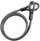 ROCKBROS Cable de Acero 1,2m/2m Cable Doble Bucle para Candado Antirrobo Alta Seguridad para Bicicleta Moto Scooter Cochecito
