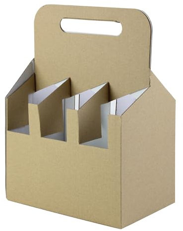 Portabotella Barato Cartón Caja para llevar Cerveza Sixpack 6 Cervezas (50)