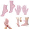 Jcalcetines y Guantes Hidratantes, Calcetines Hidratantes Guantes Calcetines de Gel Calcetines de Gel para Pies Calcetines Hidratantes para Pies Manos Suavizantes Callos Cuidado Los Pies(Rosa)