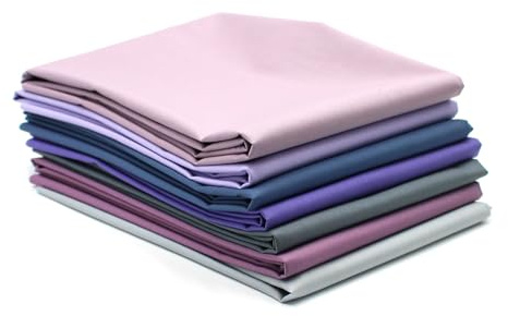 VmG-Store Baumwollstoff Set 148cm Breite 100% Baumwolle 3,5m Stoffpaket Patchwork Nähen DIY Meterware Farbset Stoffe für Kleidung Deko Basteln (7, Bunt 4)