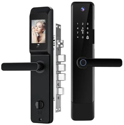 Tuya Wifi Digital Electronic Smart Door Lock With Biometric Camera Fingerprint Peephole 6068 Smart Door Lock(HK1pro 6068hook) Learned extensively