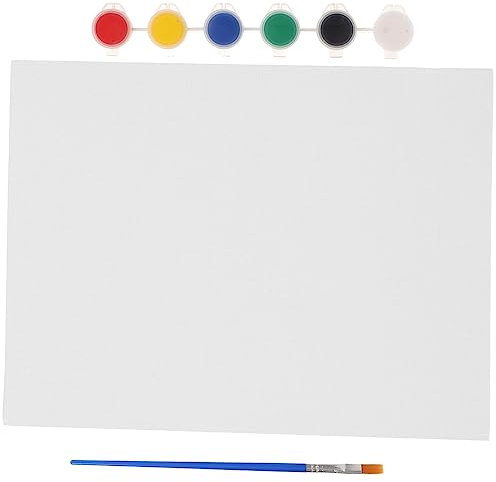 DIYEAH Art Essential 4-teiliges Künstler- -Set Gespannte Ölgemälde-Platten Leere Zeichenbretter Runde Kanten