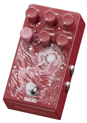Klowra Pédale de Pitch Shifter Vein pour guitare électrique avec 17 modes de chute de hauteur, précision microtonale, Analog Dry Through, True Stereo, entrée CTRL – Jouez comme un bassiste complet