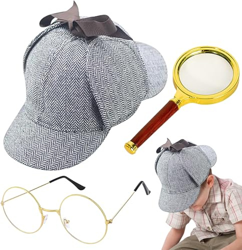 Kit di investigativi - set di giochi di ruolo detective, per costumi risolutore criminalità | Attrezzature investigative professionali con firma, vestito