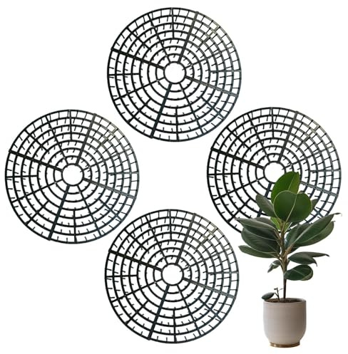 Genérico para Maceta,4 Piezas 27,94x2,54 Cm Modernas - Transpirables para Tierra de Macetas de Interior | Exterior, Jardín, Hogar, Oficina, Verduras Y Frutas