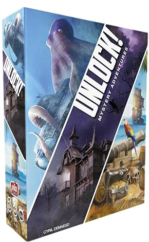 Asmodee, Unlock! Mystery Adventures, Card Game, Ages 10+, 1-6 Players, 60 Minutes Playing Time