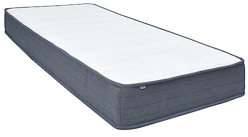 vidaXL Boxspringbett Matratze mit stoßdämpfenden Taschenfederkern Federkernmatratze Boxspringbettmatratze 200x80x20cm 100% Polyester