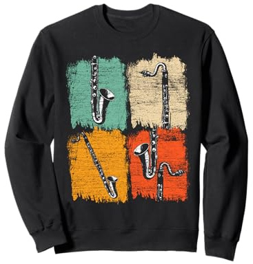 Retro Basse Clarinette Sweatshirt