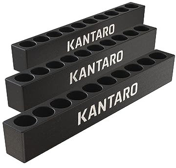 KANTARO 9013 BitBlocks (3 Stück) Elastische Aufbewahrungsriegel für 10x C6.3 Bits